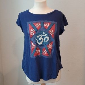 Lucky Brand Womens Tshirt Blue